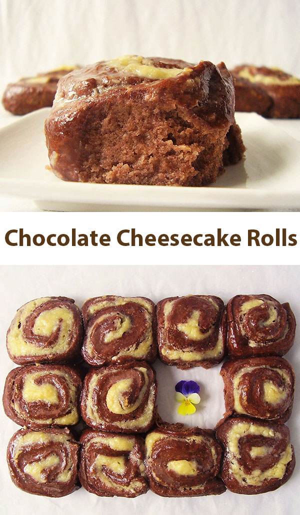 Chocolate Cheesecake Rolls are great breakfast for all soft dough lovers. It is enriched with cocoa powder and cream cheese filling!