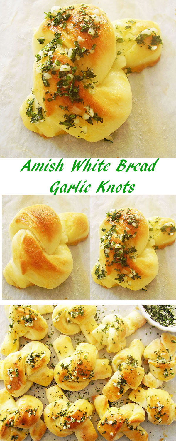 Amish White Bread Garlic Knots: Award winning!