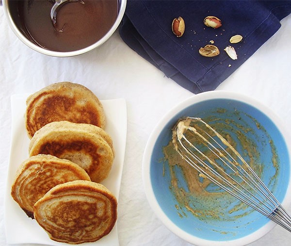 Peanut Butter Pancakes: to make a great start for the brand new day !