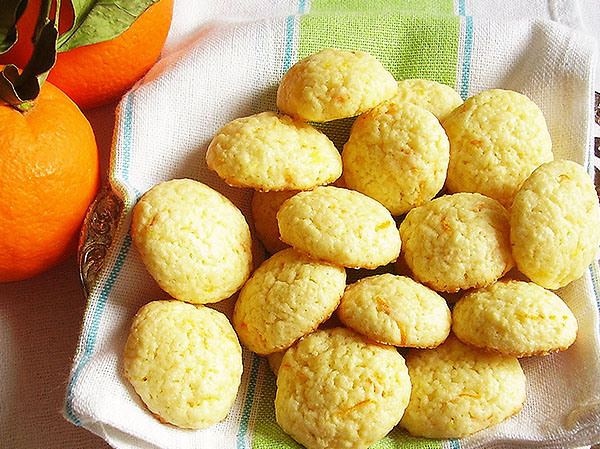 Easy Sugar Cookies with a dash of orange.