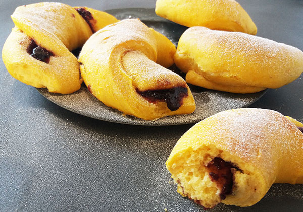 Perfect Pumpkin Cream Cheese Crescent Rolls are perfect twist because pumpkin puree is in the dough to have moist and vibrantly colored crescent recipe. Cream cheese mixture serves as filling. Everybody loves them, dusted with powdered sugar!