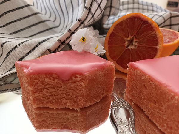 Blood Orange (Arancia Rossa) Brownies are best homemade brownie recipe with blood oranges and no brownie mix. Made from scratch, these are simple orange brownies without cocoa powder.