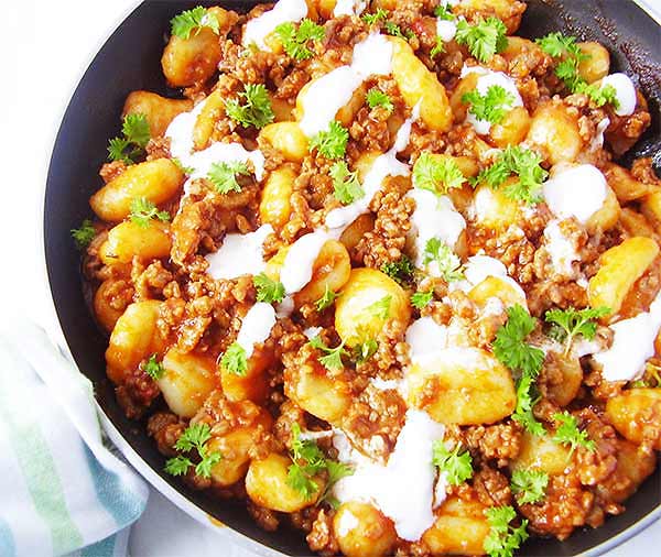 Spicy Taco Gnocchi : perfect combination of two beautiful passionate cuisines.