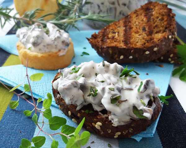 Herbed Mushroom Spread Recipe : made in 7 minutes only !