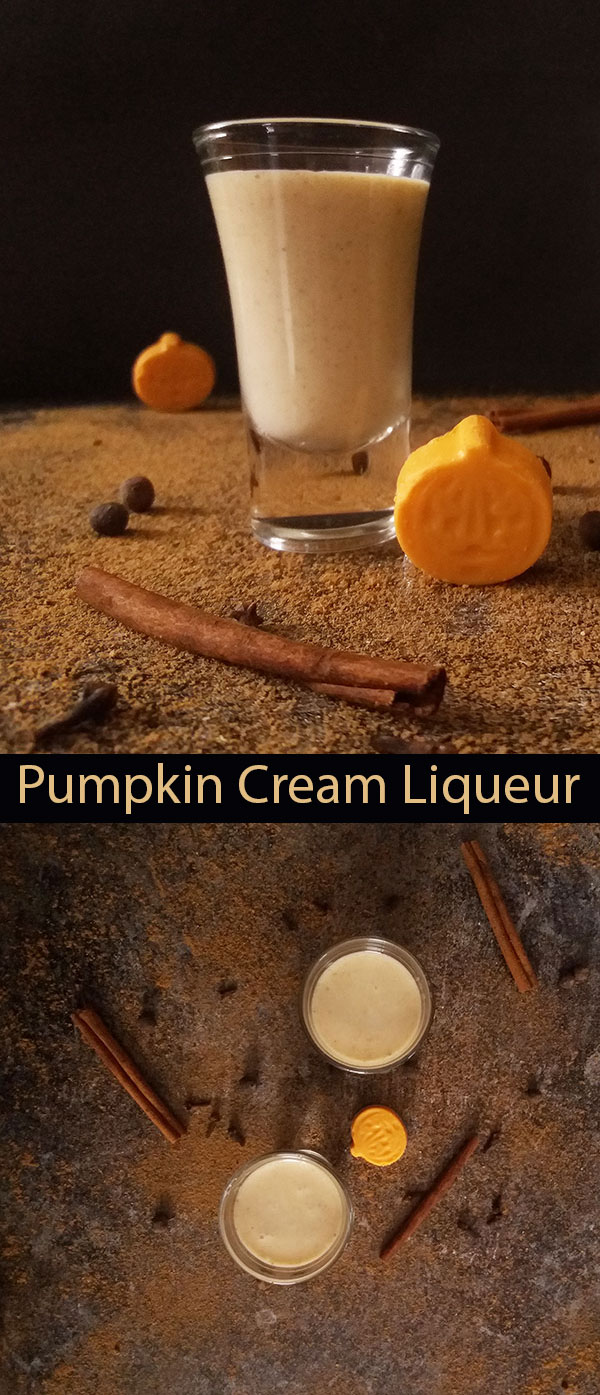 Pumpkin Cream Liqueur, homemade, with brown sugar, whipped cream, creamy pumpkin puree, pumpkin pie spice and vodka, is our new drink recipe of the season.