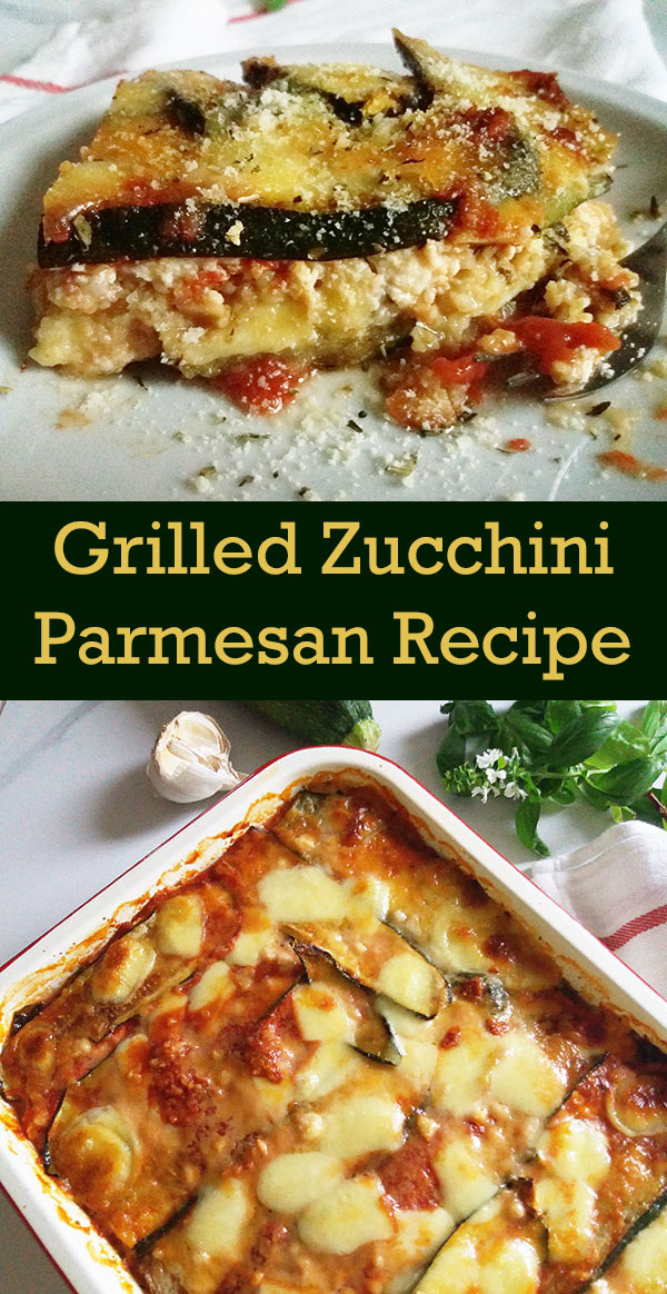 Grilled Zucchini Parmesan Recipe | 2pots2cook