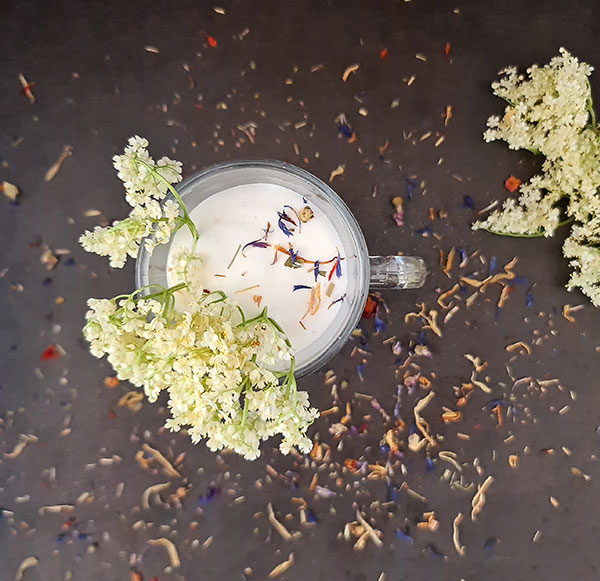 Elderflower Latte is light summer coffee with floral notes. It can be easily done with decaff espresso as well. Elderflower Latte is light summer coffee with floral notes. It can be easily done with decaff espresso as well.