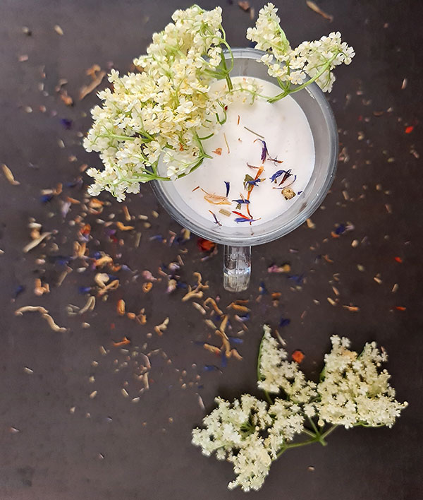 Elderflower Latte is light summer coffee with floral notes. It can be easily done with decaff espresso as well. Elderflower Latte is light summer coffee with floral notes. It can be easily done with decaff espresso as well.